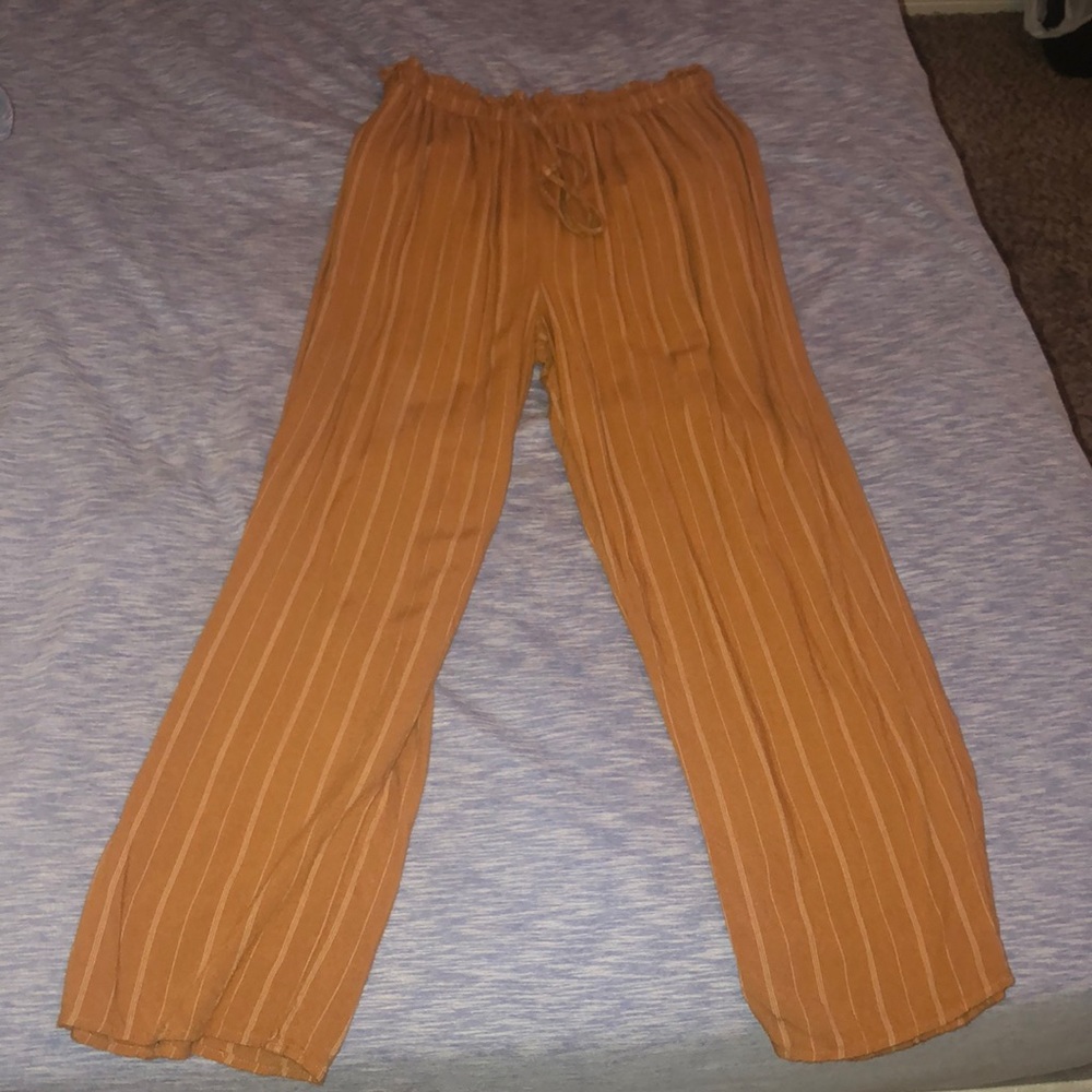 cute flowy stripped pants